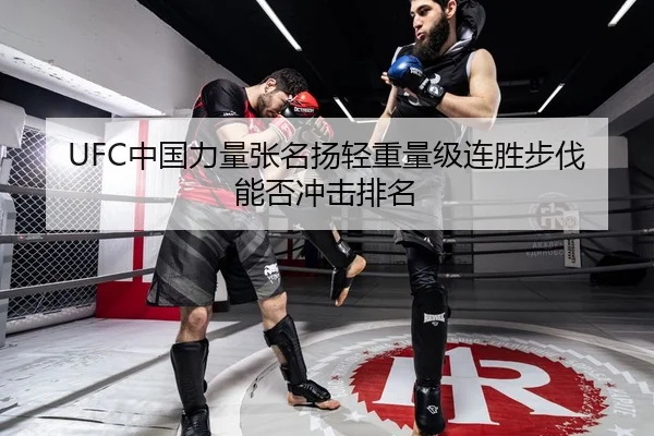 UFC中国力量张名扬轻重量级连胜步伐能否冲击排名