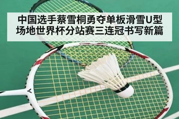 中国选手蔡雪桐勇夺单板滑雪U型场地世界杯分站赛三连冠书写新篇